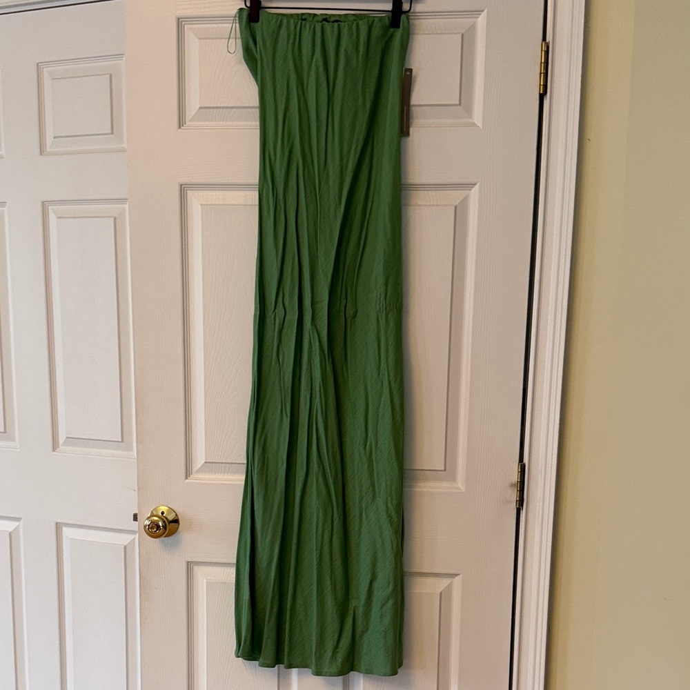 NWT Anthropologie Green Maxi Dress - Picture 3 of 6